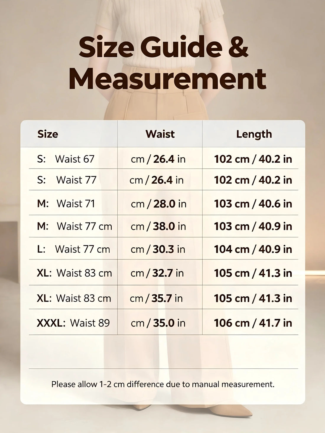 Women's High Waist Corduroy Wide Leg Pants