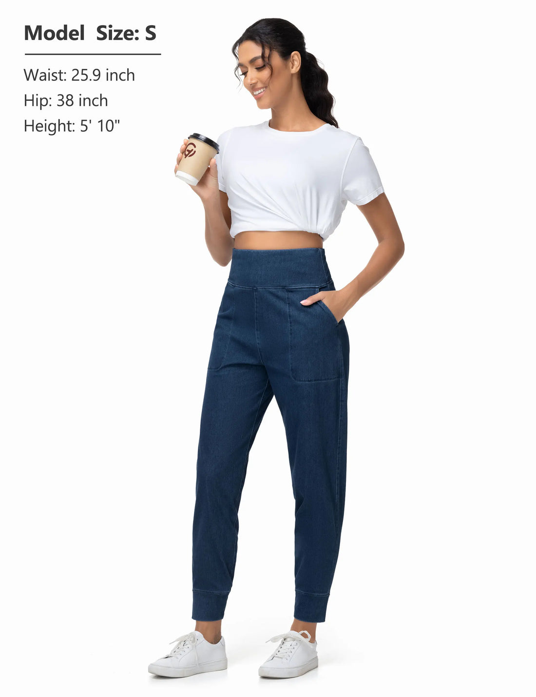 Casual Workout Jeans Jeggings with Pockets