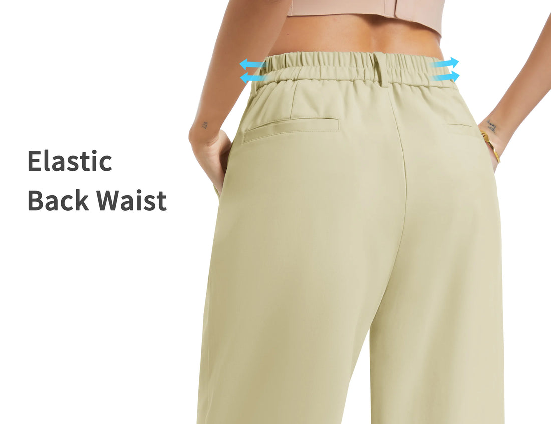 Slacks Trousers with Pockets