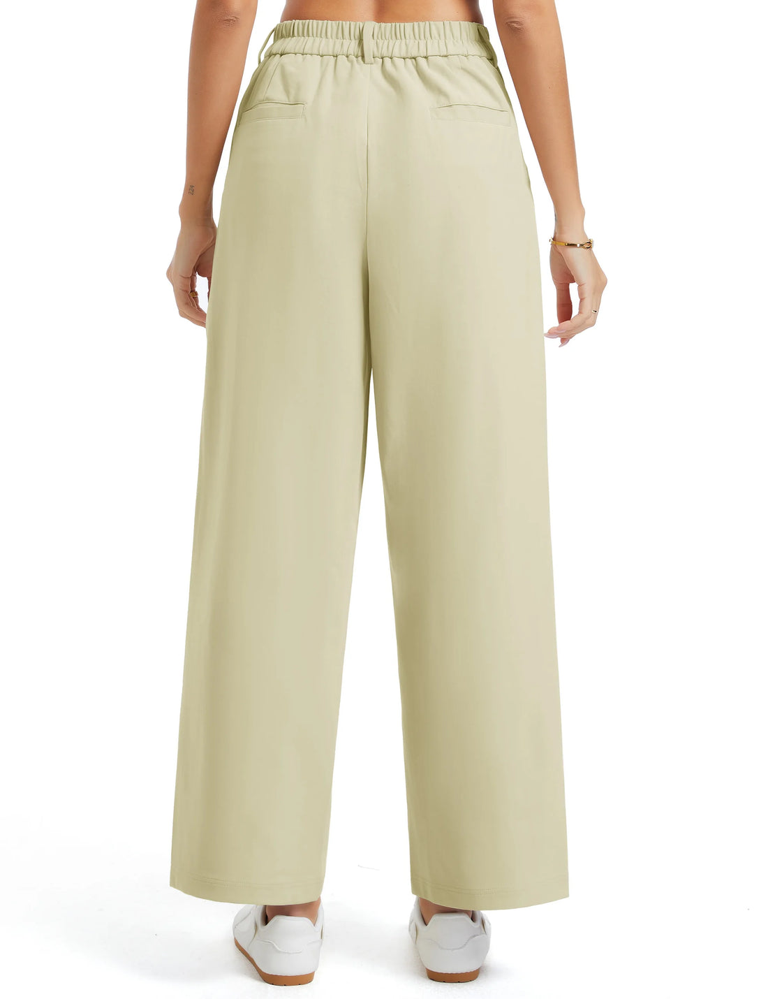 Slacks Trousers with Pockets