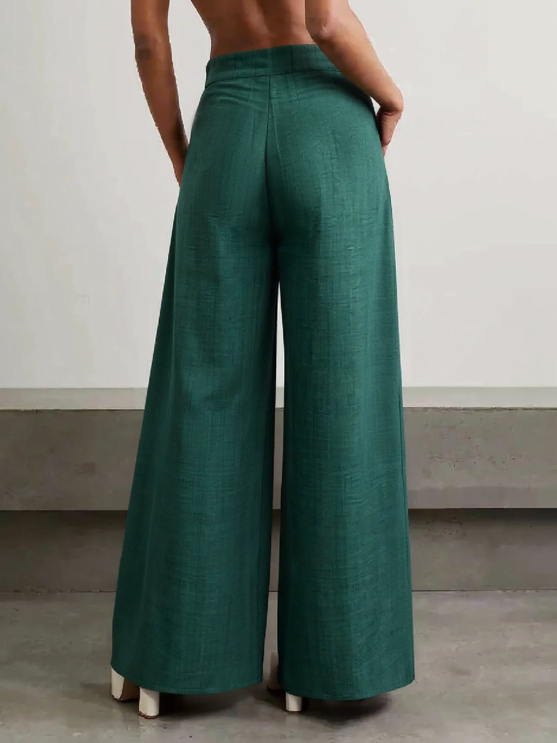 Casual Office Business Straight Long Palazzo Pants