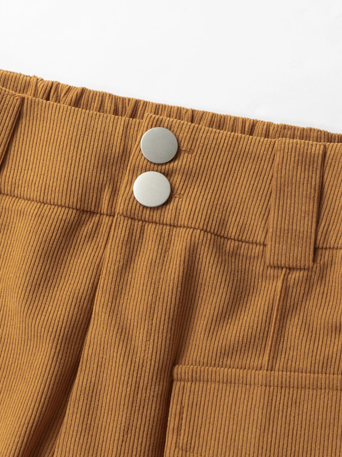 Women's High Waist Corduroy Wide Leg Pants