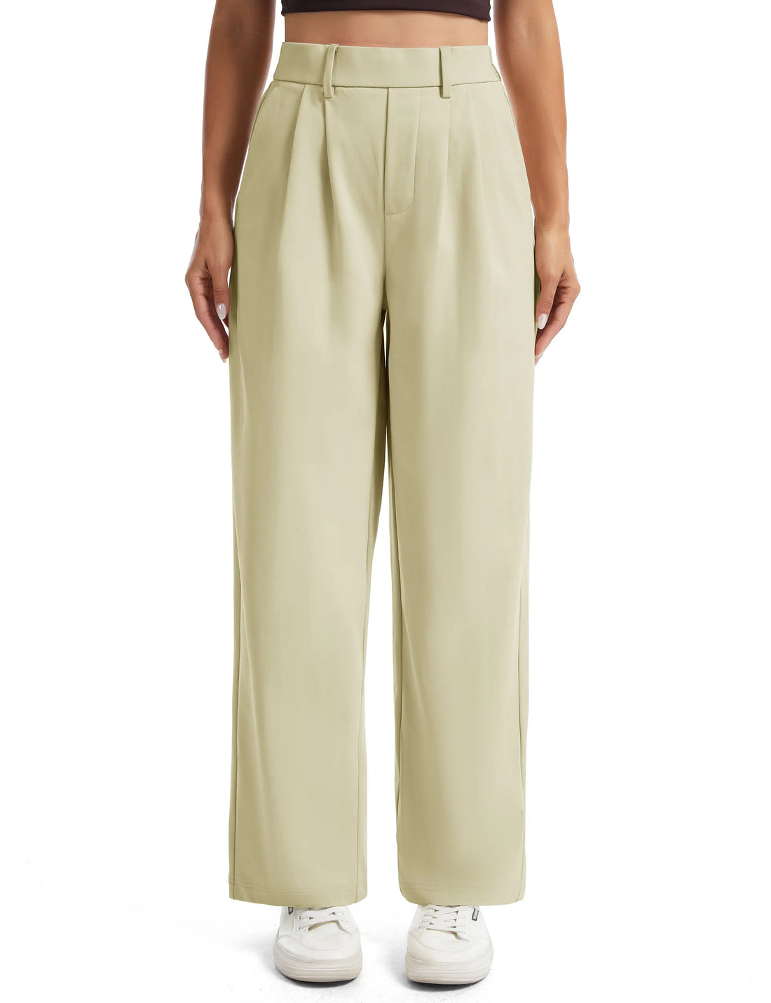 Slacks Trousers with Pockets